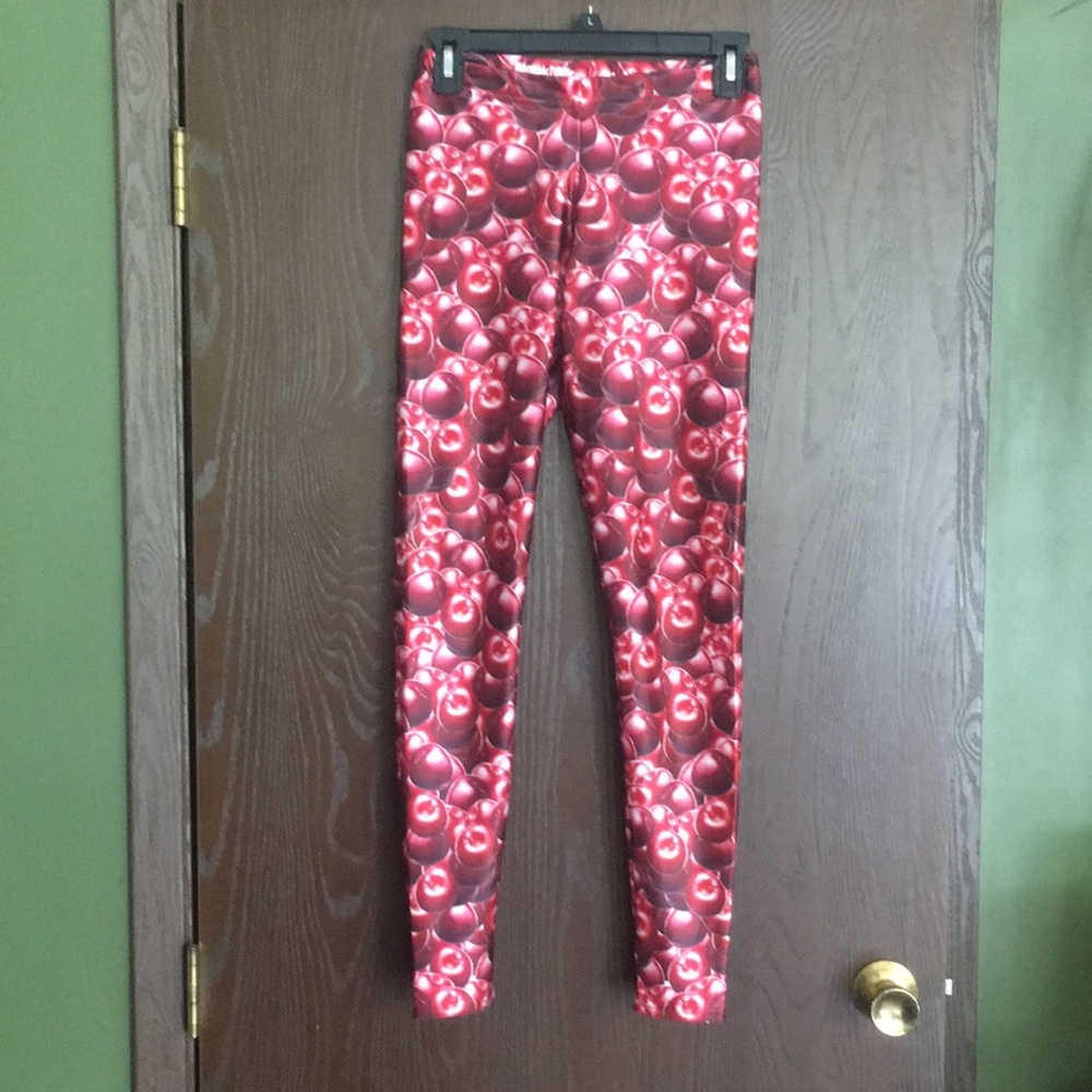 Black Milk Cherry leggings Medium